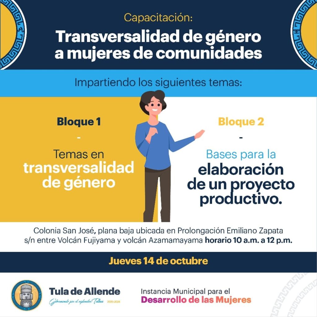 TULA IMPLEMENTA ACCIONES PARA EL EMPODERAMIENTO ECONÓMICO DE LAS ...