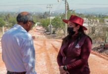 AMPLÍA CLAUDIA SANDOVAL PROYECTO DE PAVIMENTACIÓN EN TLAMACO Y SUPERVISA OBRAS EN ATITALAQUIA