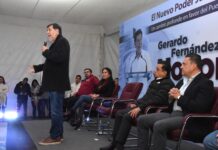 Visita Gerardo Fernández Noroña el Congreso de Hidalgo para hablar sobre la democratización del nuevo Poder Judicial