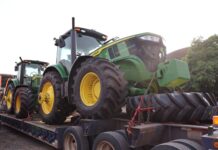 Arribó a Hidalgo maquinaria para comenzar trabajos del Plan Nacional de Tecnificación del Campo