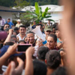 “No están solos”, afirma Sheinbaum; Julio Menchaca acelera apertura de caminos