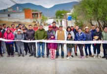 Emanuel Hernández inaugura pavimentación de cuatro calles en Dios Padre: «Cuando gobierno y gente jalan parejo, se nota»