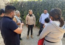 Supervisa Tania Valdez avance de obra y atiende peticiones ciudadanas en San Juan Otlaxpa y San José Piedra Gorda