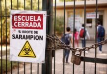 No es broma el sarampión; ya hay escuelas cerradas