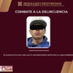 Uso responsable del 9-1-1, hizo posible la detención del probable responsable del robo a 19 tiendas de conveniencia en Ixmiquilpan