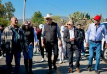 Cristhian Martínez recorre obra en Xitejé de Zapata y fortalece vínculos con las comunidades