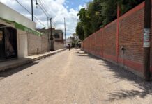 Avanza pavimentación de la calle Nigromante en su etapa final