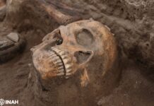 El INAH descubre altar y ofrendas a las afueras de la Zona Arqueológica de Tula, en Hidalgo