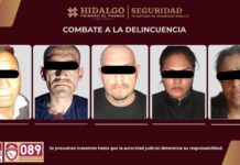 Caen 5 presuntos narcomenudistas en Pachuca, tras operativo de la SSPH