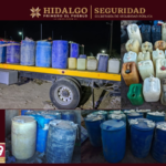 Policía del Estado desmantela «bodega huachicolera» en Tepeapulco