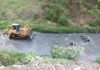 Gobernador Julio Menchaca instruye operativo integral de desazolve en el Río Tecoluco para prevenir inundaciones