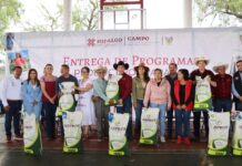 Saderh entrega más de 9 mdp en apoyos para las y los productores de la región del Valle del Mezquital