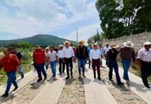 Con inversión histórica y participación ciudadana, avanza la transformación vial en las comunidades de Tula