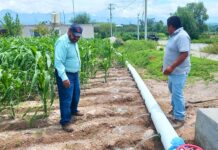 Programa Nacional de Tecnificación del Campo busca ahorrar hasta un 40% del agua de riego