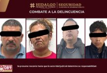 Con operativos simultáneos, SSPH asegura a cuatro sujetos por narcomenudeo y robo en Hidalgo