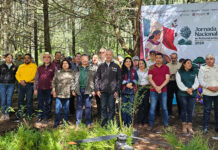 Julio Menchaca entrega dos millones de plantas para reforestar los 84 municipios