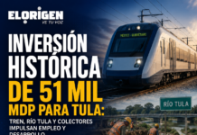 Tren, Río Tula y colectores detonan inversiones por más de 51 mil mdp en Tula