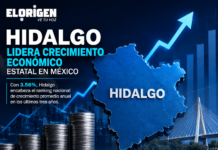 Hidalgo lidera crecimiento económico estatal en México