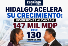 Hidalgo acelera su crecimiento: inversiones alcanzan 147 mil mdp con 130 proyectos
