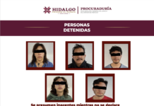 En Pachuca de Soto, AIC detiene por narcomenudeo a cinco personas