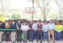 Entrega Natividad Castrejón obra de 4.3 mdp en Conalep plantel Tepeji