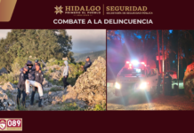 Policía Estatal rescata a dos personas extraviadas en Mineral del Chico