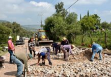 ¡Manos a la obra! Así se transforma la calle Las Flores en Tepeji del Río