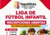 ¡Llegó la hora de rodar el balón! Inscríbete a la Liga Infantil de Fútbol en Tepetitlán