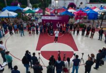 El gobierno de Cristhian Martínez entrega canchas deportivas para beneficio de las familias en Tula