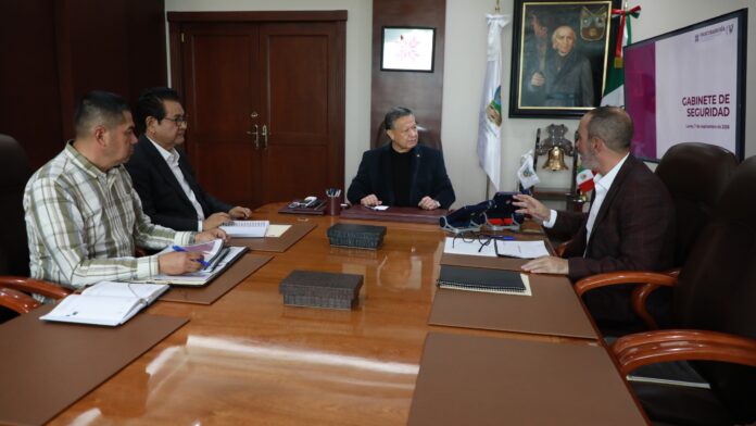 070926_GOBERNADOR_Reunión semanal del Gabinete de Seguridad