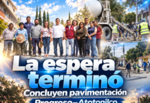 Concluyen pavimentación de la carretera Progreso–Atotonilco; será inaugurada el 10 de septiembre